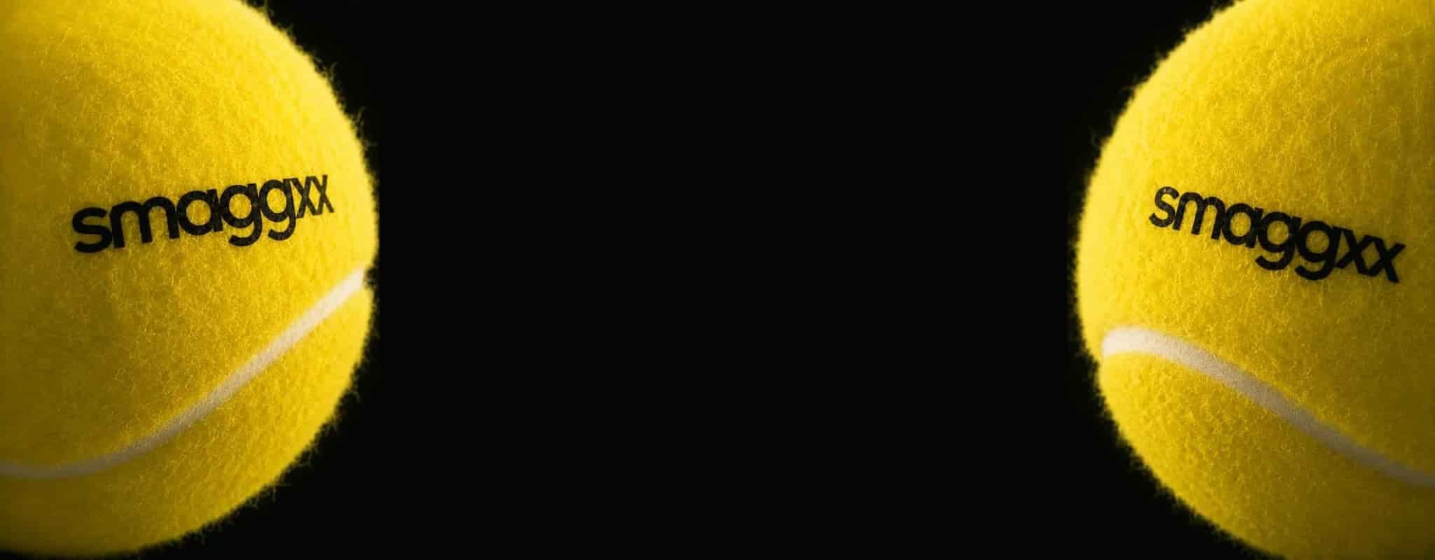 Smaggxx balls on a dark background